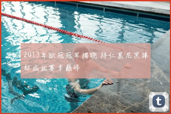 2013年欧冠冠军揭晓 拜仁慕尼黑捧杯成就赛季巅峰
